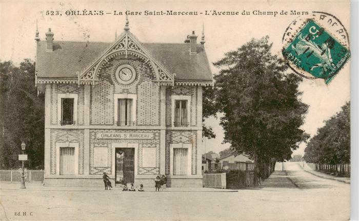 Orleans 45 Loiret La Gare Saint Marceau Avenue du Champ de Mars