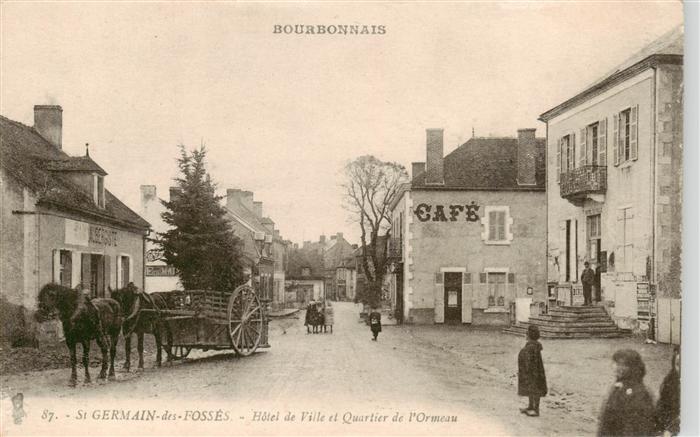 St-Germain-des-Fosses 03 Allier Hotel de Ville et Quartier de l'Ormeau