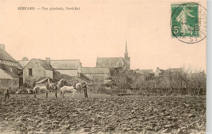 Behuard 49 Maine-et-Loire Vue generale Nord Est