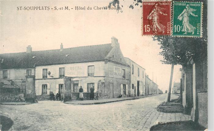 St-Soupplets 77 Seine-et-Marne Hotel du Cheval Rouge