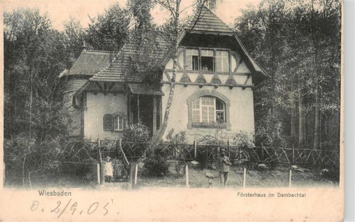 Wiesbaden Foersterhaus im Dambachtal