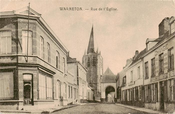 Warneton  Comines-Warneton Belgie Rue de l’Eglise Feldpost