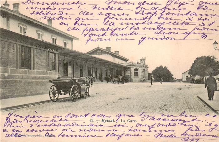 Epinal 88 Vosges La Gare