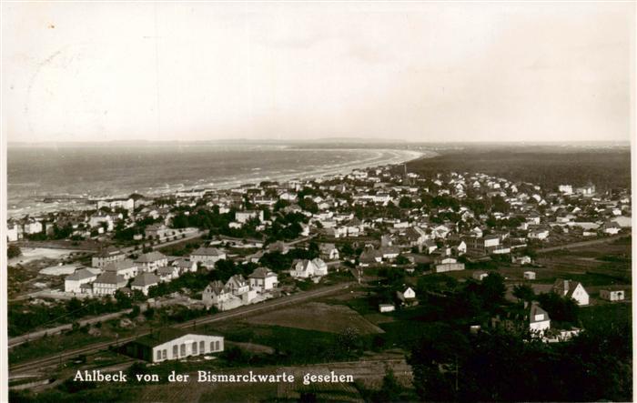 Ahlbeck Ostseebad Blick von der Bismarckwarte