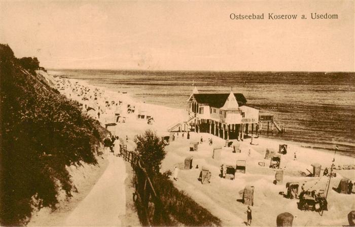 Koserow Ostseebad Usedom Strandpartie