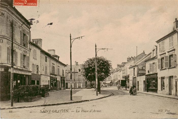 Saint-Gratien 95 Oise La Place d_Armes