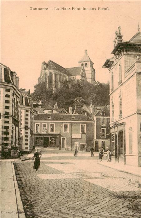Tonnerre 89 Yonne La Place Fontaine aux Boeufs