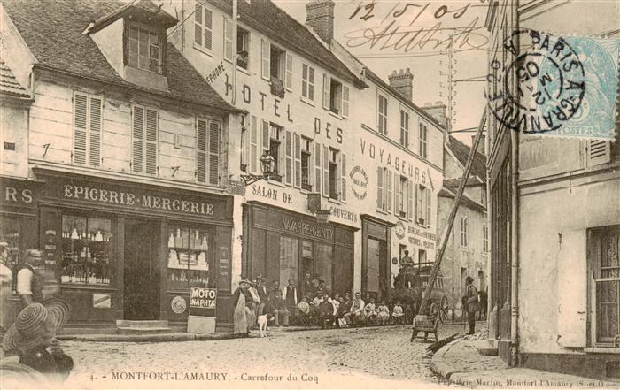 Montfort-l Amaury 78 Yvelins Carrefour du Coq