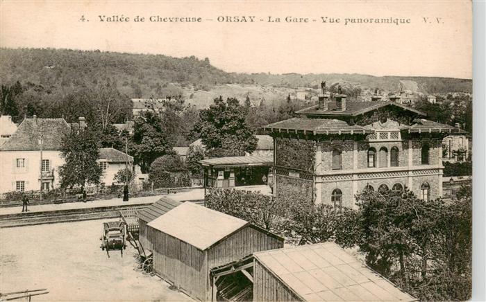 Orsay 91 Essonne La Gare Vue panoramique