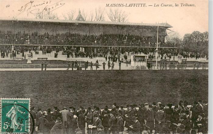 Maisons-Laffitte 78 Yvelines Les Courses et les tribunes
