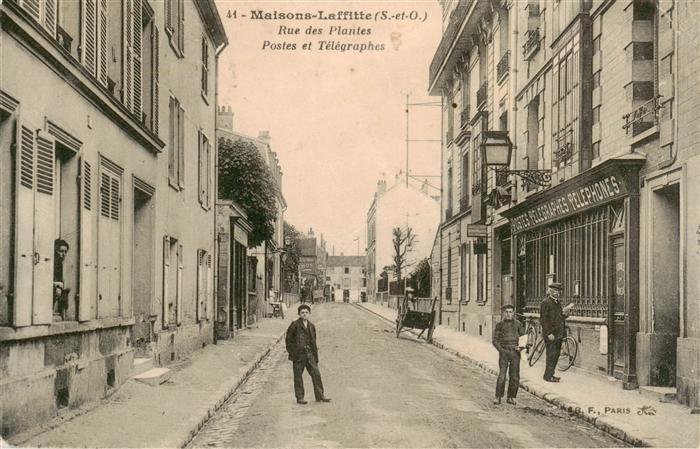 Maisons-Laffitte 78 Yvelines Rue des Plantes Postes et Télégraphes