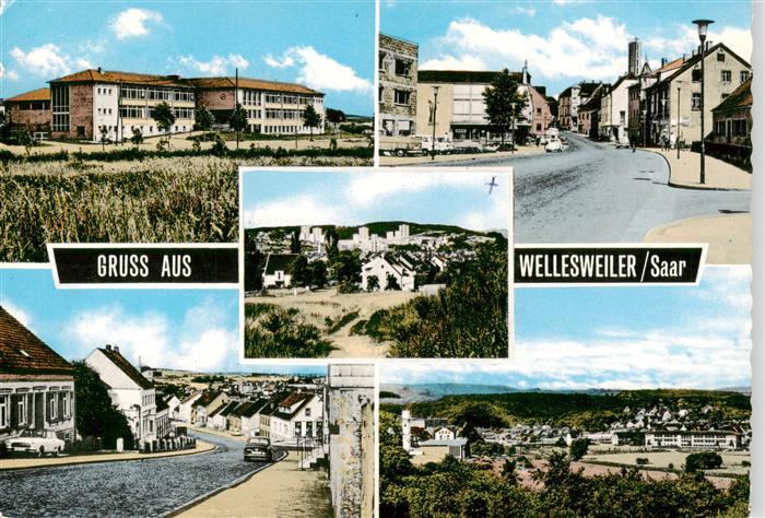 Wellesweiler Saar Teilansichten Panorama Hauptstrasse