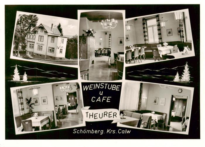 Schoemberg Schwarzwald Weinstube Cafe Theurer Gastraeume