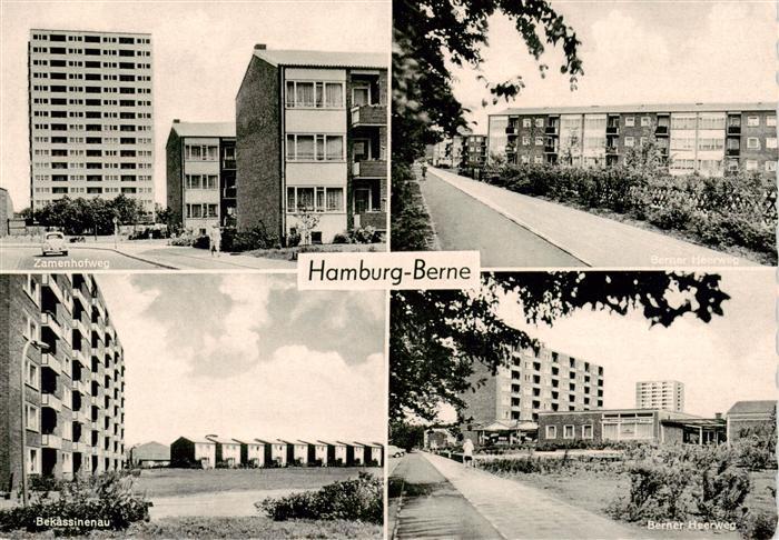Berne Hamburg Zamenhofweg Bekassinenau Berner Heerweg Wohnsiedlungen Hochhaeuser