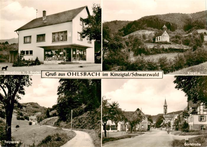 Ohlsbach Warenhaus Kapelle Landschaftspanorama Tal Dorfstrasse