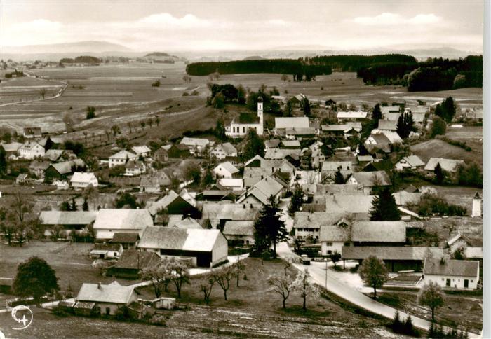 Issing Vilgertshofen Ortsansicht mit Kirche und Jugendherberge