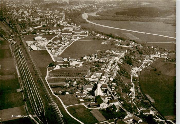 Altmuehldorf Original Fliegeraufnahme