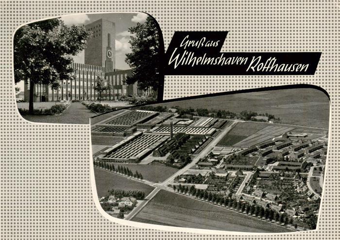 Roffhausen Schortens Industriewerk Luftaufnahme