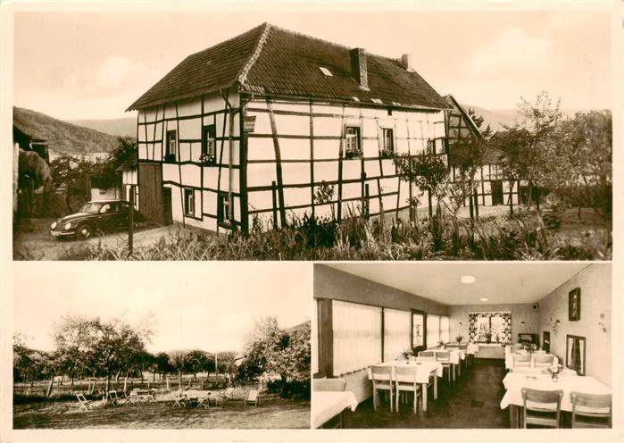Hasenfeld Heimbach Landhaus zu den Weinbergen Gastraum Garten