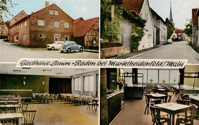 Roden Unterfranken Gasthaus zum Lamm Gastraum Ortsstrasse