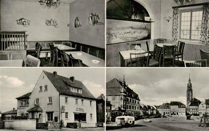 Koenigshofen Bad Fraenkische Bier- und Weinstube Ortszentrum Kirche