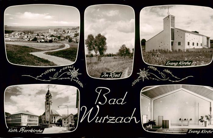 Bad Wurzach Panorama Im Ried Ev Kirche Kath Pfarrkirche Ev Kirche Inneres
