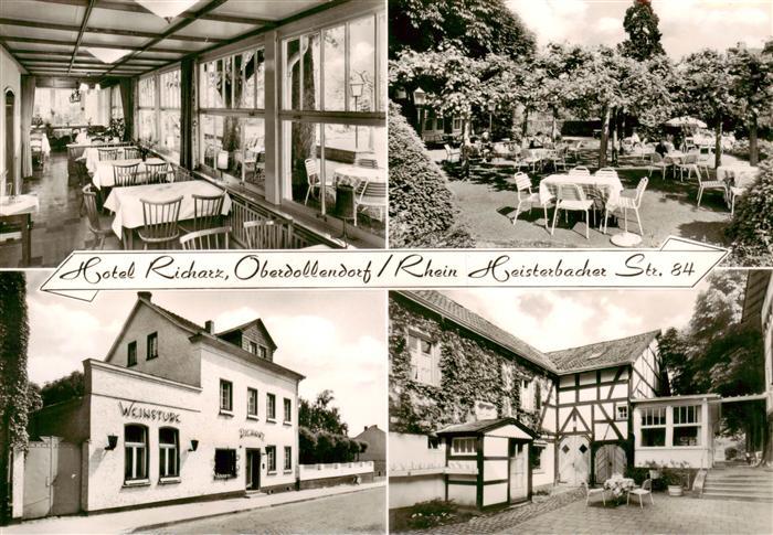 Oberdollendorf Hotel Richarz Gastraum Gartenterrasse Weinstube