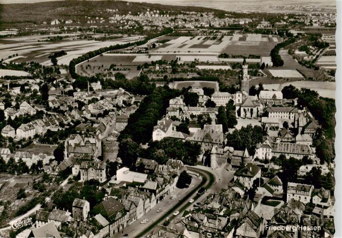 Friedberg  Hessen Fliegeraufnahme