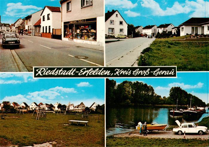 Erfelden Strassen und Ortspartien Bootsliegeplatz