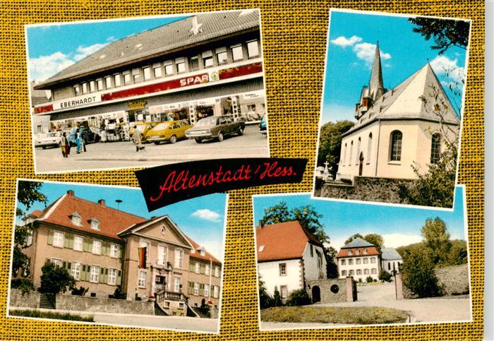 Altenstadt Hessen Spar Markt Rathaus Kirche