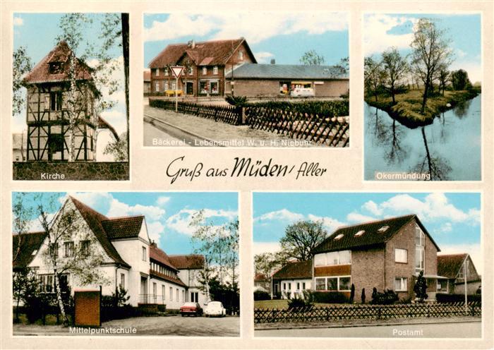 Mueden Aller Kirche Baeckerei Lebensmittel Okermuendung Schule Postamt