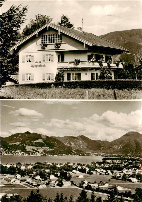 Bad Wiessee Haus Kampenblick Panorama Blick auf den Tegernsee und Alpen