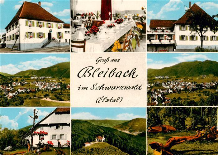 Bleibach Gutach Breisgau Gasthof Pension zum Loewen Restaurant Ortsansichten Pan