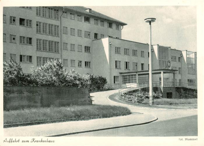 Rueppurr Auffahrt zum Krankenhaus Ev. Diakonissenanstalt