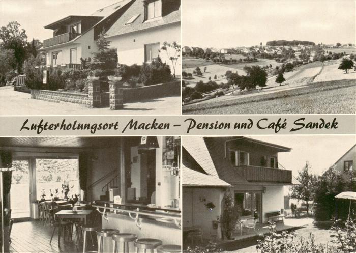 Macken Pension Cafe Sandek Panorama