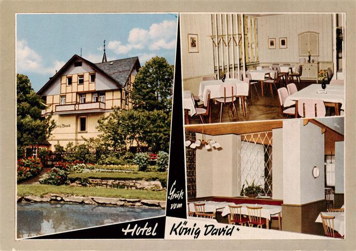 Hoelle Bad Steben Hoellental Hotel Koenig David Restaurant Garten