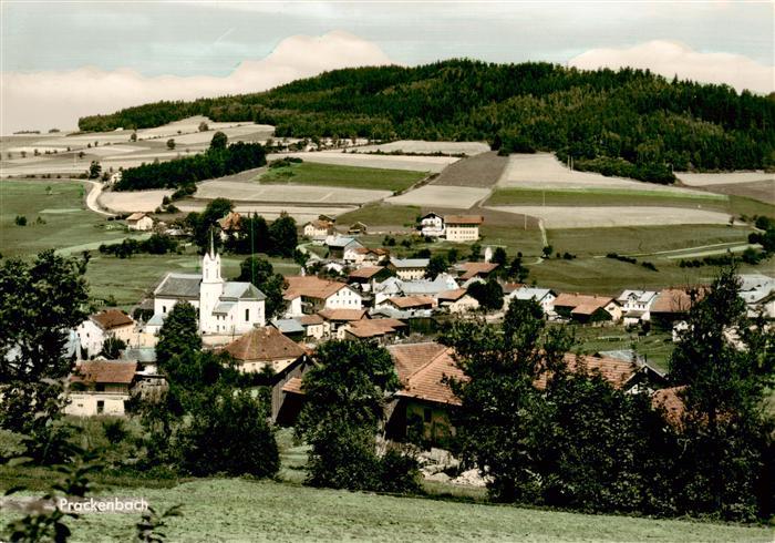 Prackenbach Ortsansicht mit Kirche