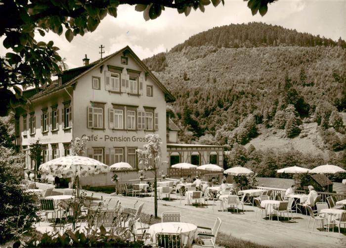 Bad Wildbad Cafe Pension Grossmann Terrasse