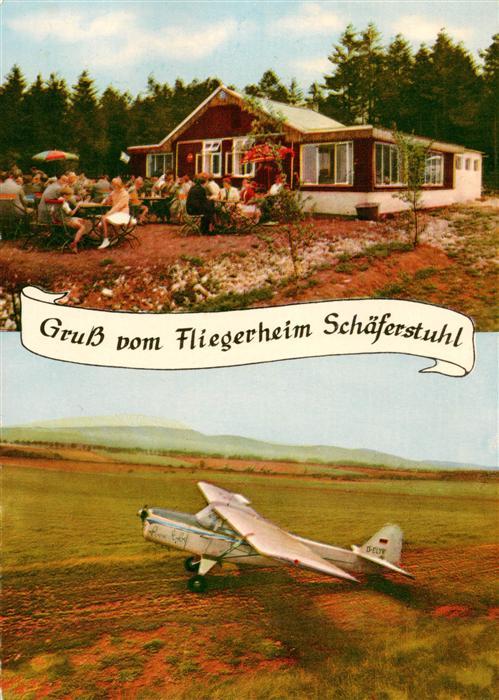 Bad Salzgitter Fliegerheim Schaeferstuhl Motorflugzeug