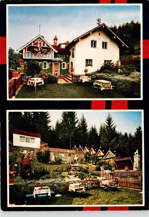 Hohenwarth Koetzting Cafe Pension Bergfrieden Garten