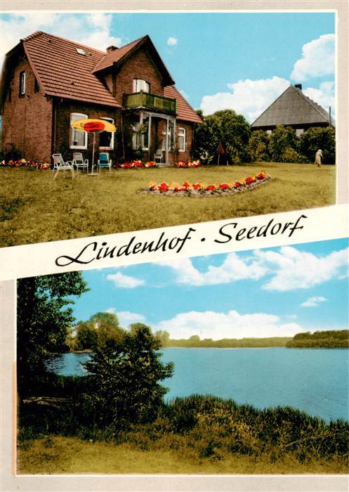 Seedorf Lauenburg Gasthaus Pension Lindenhof Partie am See