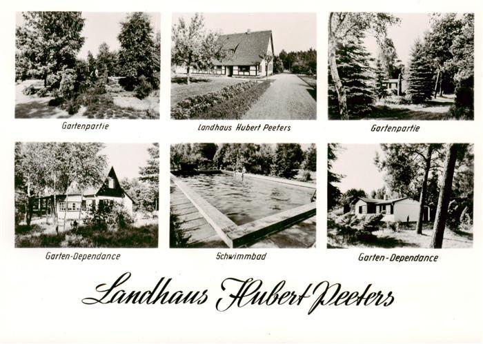 Bisserdorf Wennebostel Landhaus Hubert Peeters Garten Dependance Schwimmbad