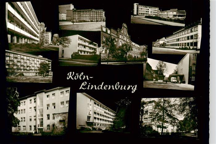 Lindenburg Koeln Teilansichten Wohnsiedlung Hochhaeuser