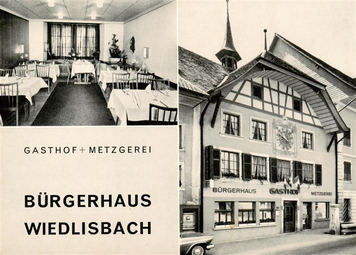 Wiedlisbach BE Gasthof Metzgerei Buergerhaus Restaurant