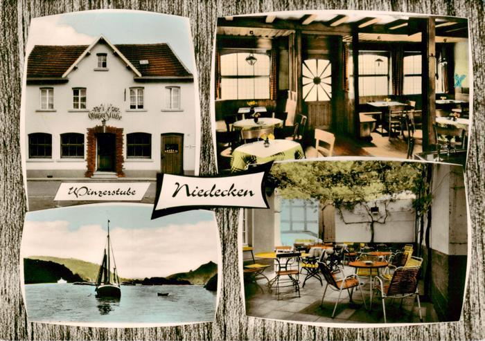 Bad Honnef Winzerstube Niedecken Gastraeume Partie am Wasser