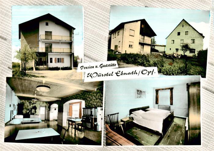 Ebnath Pension Gaststaette Wuerstel Gastraum Fremdenzimmer