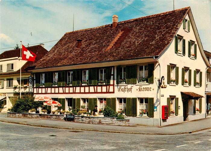 Adliswil ZH Gasthof Krone Schweizer Flagge