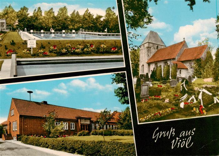Vioel Husum Nordfriesland Freibad Kirche Friedhof