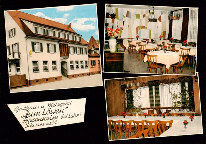 Friesenheim Baden Gasthaus Metzgerei zum Loewen Gastraum