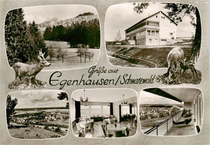 Egenhausen Wuerttemberg Panorama Erholungsort im Schwarzwald Kurhaus Bergfrieden